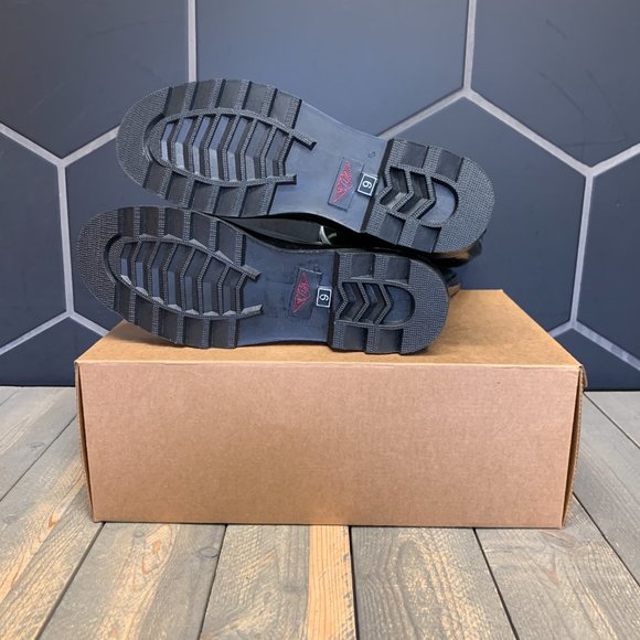 ~Used W/O Box! Womens FY Rainproof Water High Glossy Slip On Boots Black Size 9 - Picture 5 of 6